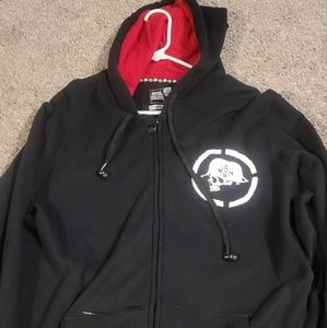 Metal mulisha hoodie with headphones